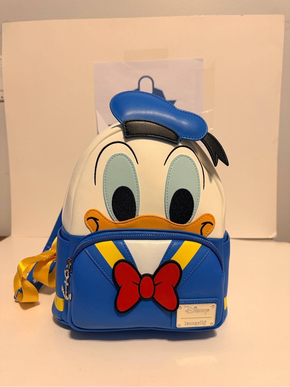 Disney Loungefly Donald Duck Blue Mini Backpack - Picture 2 of 11